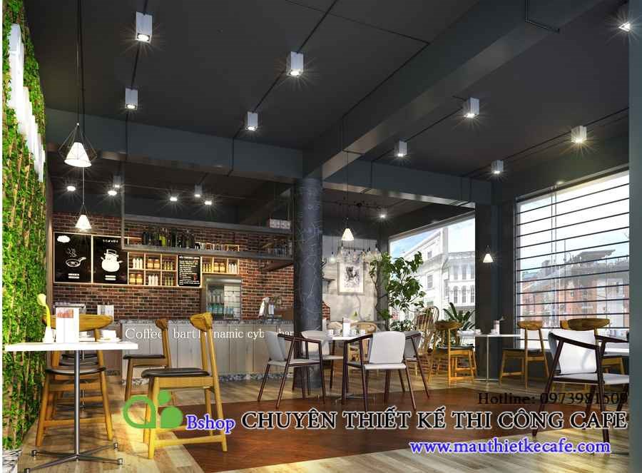 Thiết kế quán cafe nhà ống cần chú ý những gì?