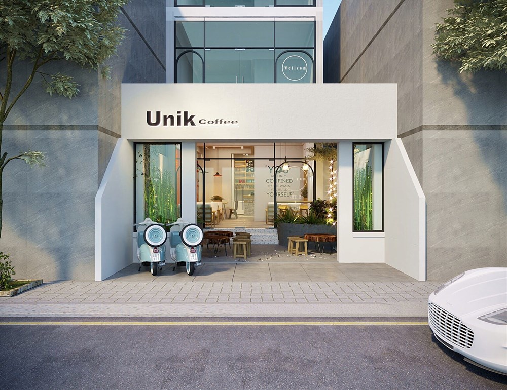CAFE SÁNG TẠO UNIK - THIẾT KẾ NỘI THẤT 