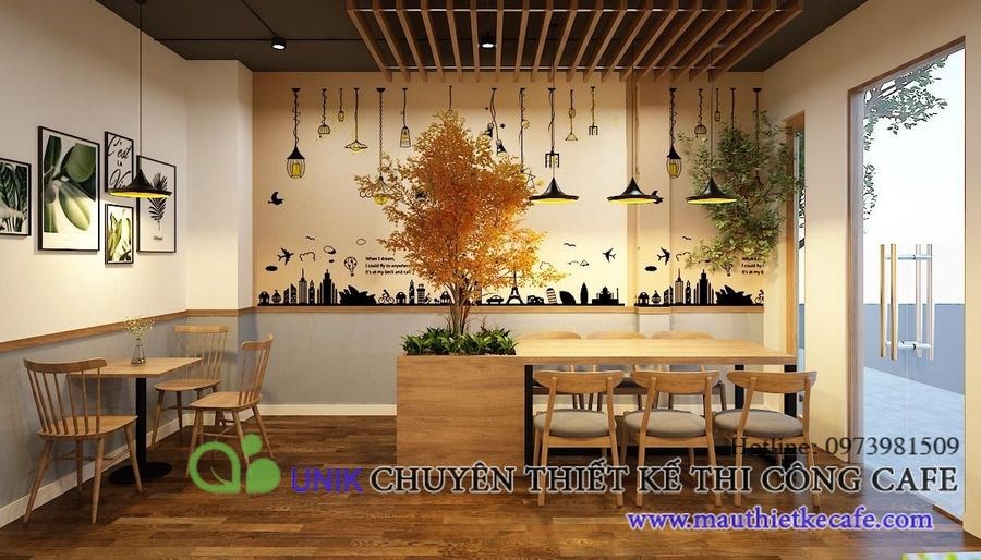 Làm thế nào để thiết kế quán cafe nhỏ đẹp trở lên hút khách hơn