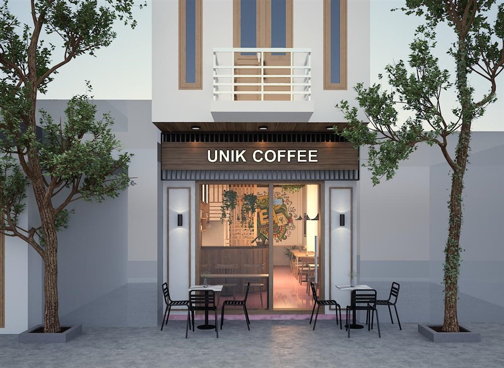 Mô hình thiết kế thông minh cho quán cafe kết hợp với nhà ở tối ưu nhất