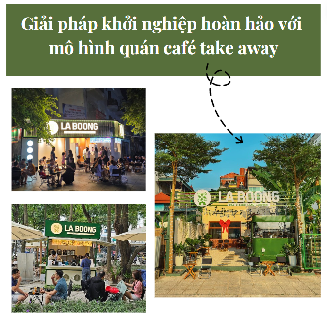 Mở quán cafe, trà sữa take away LaBoong - Giải pháp kinh doanh hoàn hảo