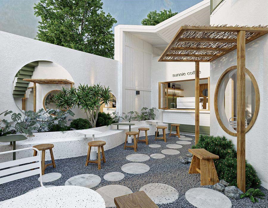 Mẫu thiết kế nhà hàng sân vườn đẹp thoáng mát: Ý tưởng, phong cách và hình ảnh truyền cảm hứng