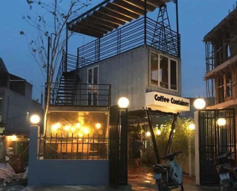 Thiết kế quán cafe container Quốc Oai