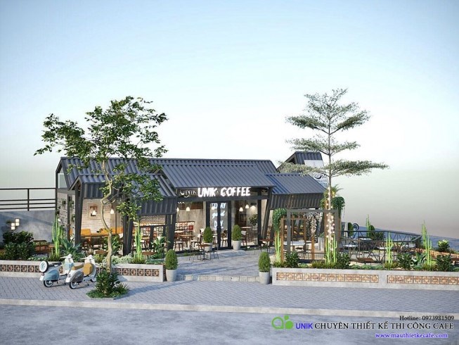 Quán cà phê nhà thép siêu độc đáo, cực thu hút ở Thanh Hóa