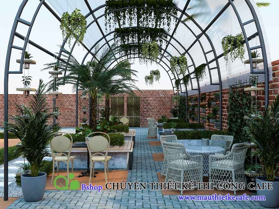 Thiết kế quán cafe phong cách mộc Phú Thọ