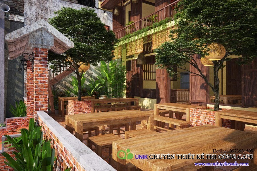 Nhà hàng goldmark phong cách Việt Nam dân tộc lạ mắt