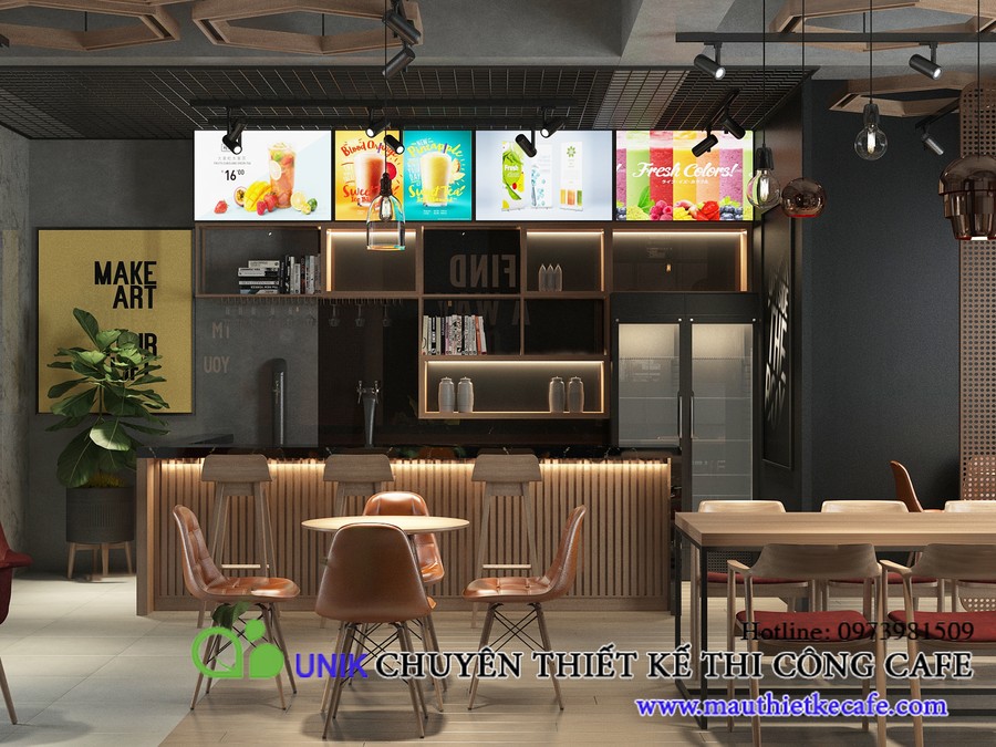 Cách lựa chọn quầy Bar phù hợp với từng kiểu dáng, phong cách quán Cafe hiện nay