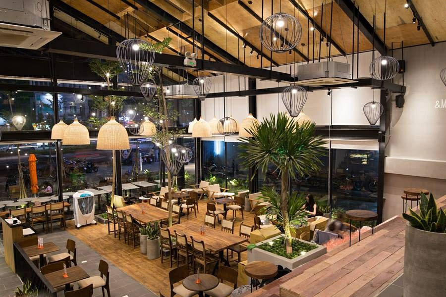 Thiết kế quán cafe tiền chế bằng thép đẹp và hiện đại cho năm 2023