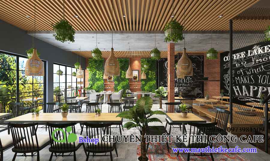 Quán Cafe phong cách Tropical: Nơi hòa quyện với thiên nhiên nhiệt đới