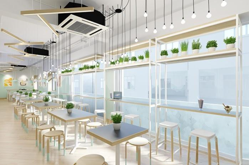 Mô hình thiết kế thông minh cho quán cafe kết hợp với nhà ở tối ưu nhất