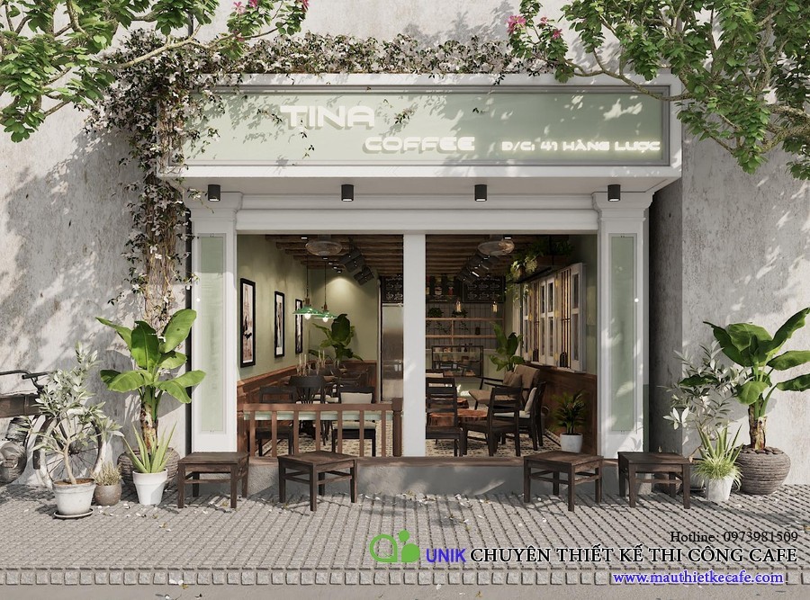 Mẹo thiết kế ngoại thất quán cafe phong cách Pháp