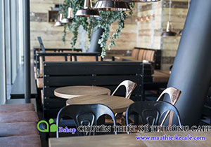 Nội thất theo phong cách cafe mộc