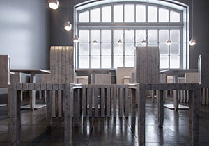 Không gian cafe theo phong cách đơn giản