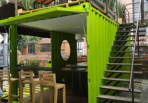 Thiết kế quán cà phê container độc đáo, sáng tạo