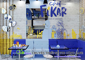 Trang trí cafe cafe view biển