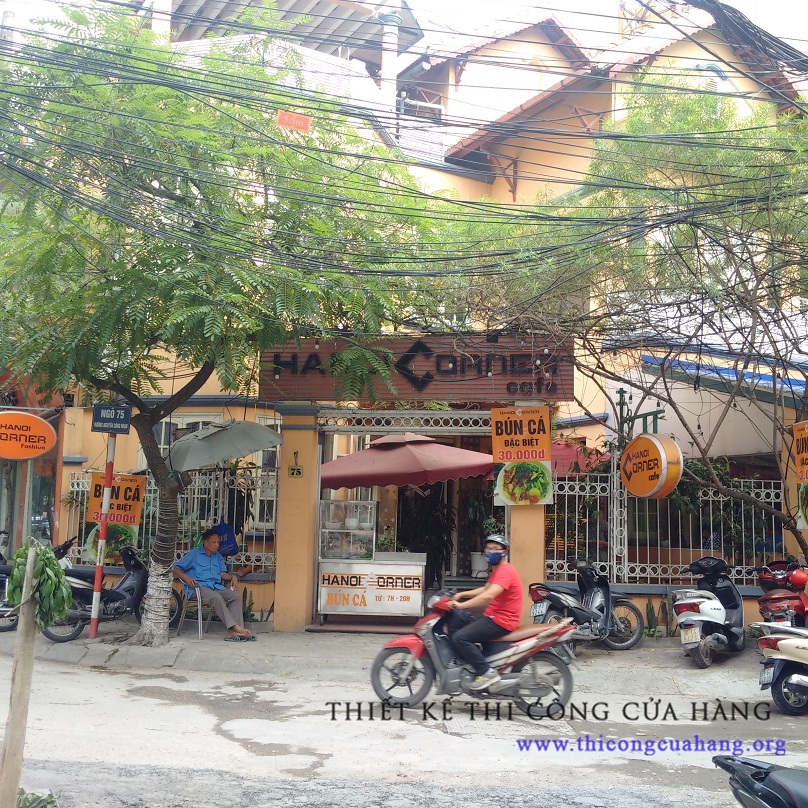 Hình ảnh mặt tiền của quán cafe cũ trước kia.