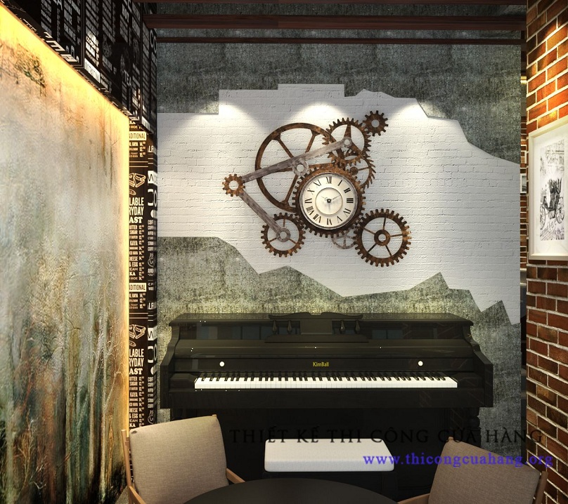 Một góc quán rộng có thể đặt được cả đàn piano.