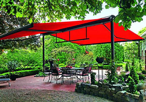 Tổng hợp gợi ý mái che quán cafe sân vườn