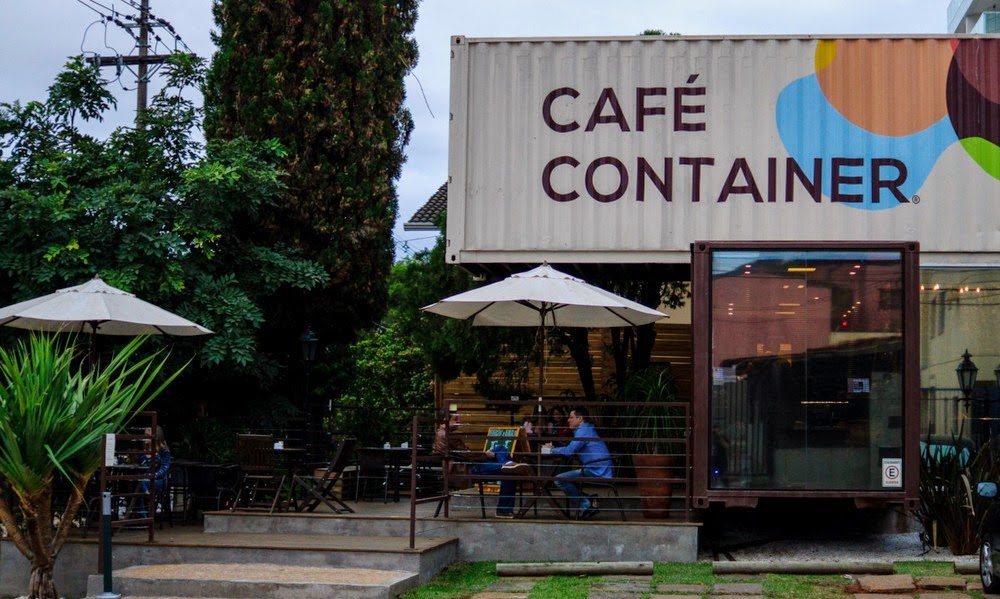 thiết kế quán cafe container 1