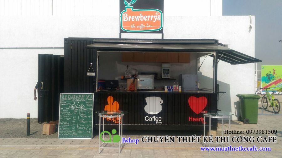 cafe container 1 tầng