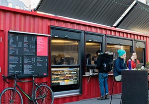 Nội thất quán cafe container – Những xu hướng thiết kế đang lên ngôi