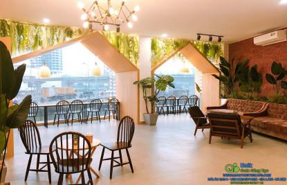 Thiết kế quán cafe sang chảnh