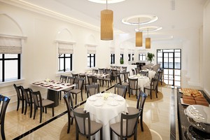 Quán cafe tại khách sạn bãi cháy sungroup sang trọng