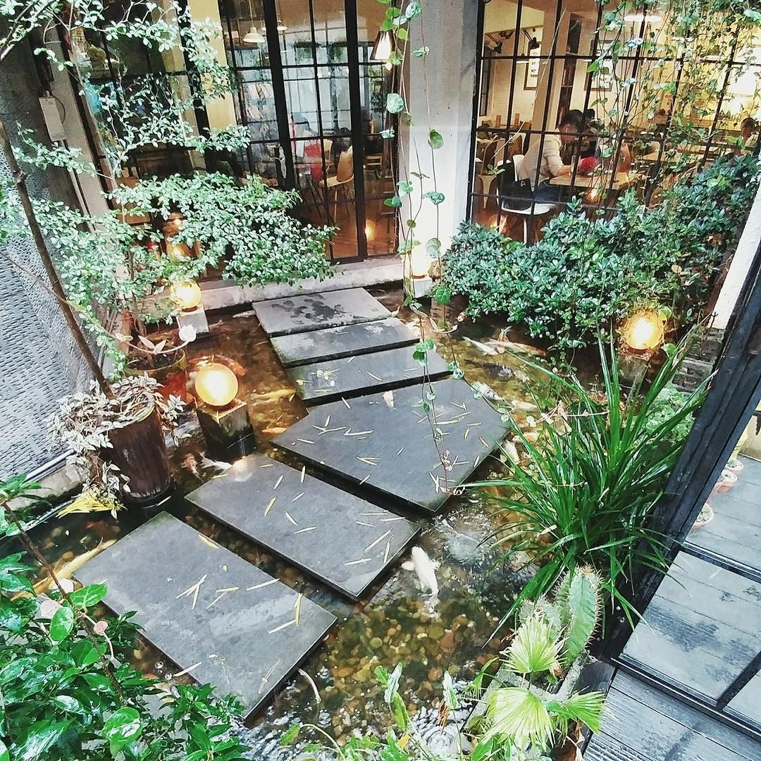 Ý tưởng thiết kế quán café sân vườn cực độc đáo
