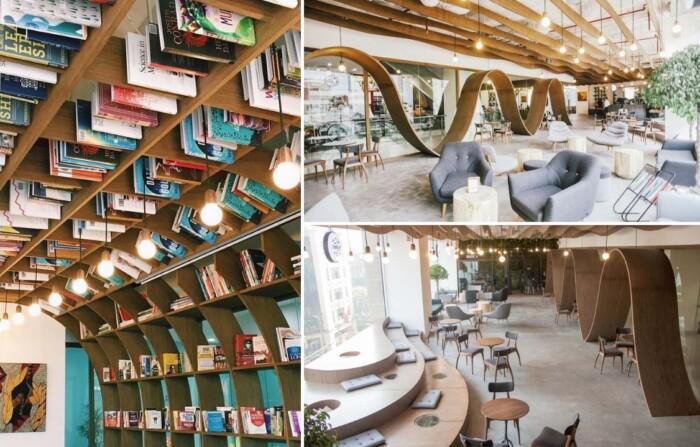 Mô hình quán cà phê sách thu hút nhiều đối tượng khách hàng